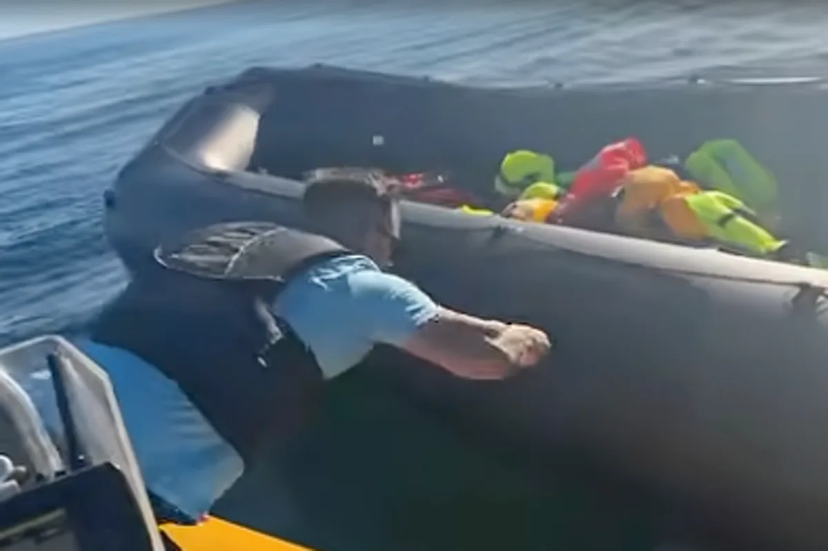 Far-right activist Danny Tommo branded ‘disgusting’ after slashing dinghy with knife in Channel