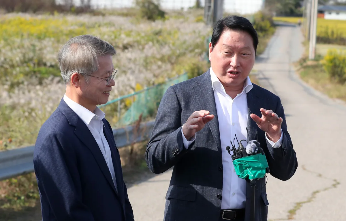 崔泰源SK会長「電力・用水遅れても着工」