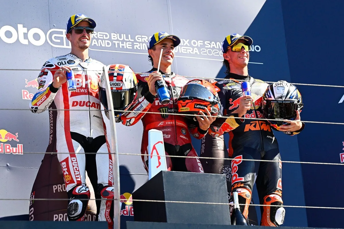 MotoGP: Márquez segura Álex e Acosta completa pódio; veja resultado completo do GP de San Marino