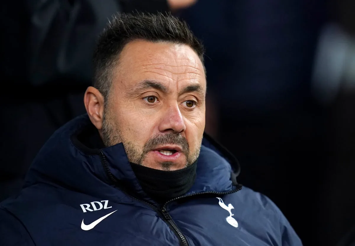 Tottenham hit with new injury blow on eve of season as Roberto De Zerbi provides eight-man update