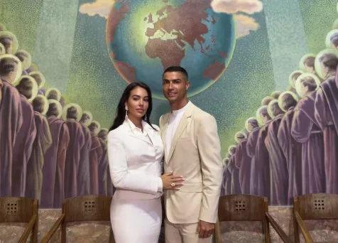 La marca de lujo que vistió a Georgina Rodríguez y Cristiano Ronaldo en su boda secreta