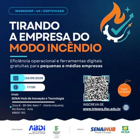 Empresários terão workshop gratuito sobre eficiência operacional
