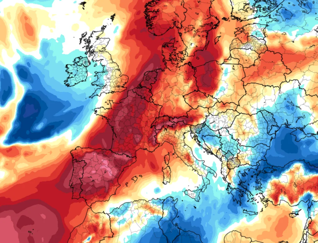 Mañana Francia registrará una de las anomalías de calor más salvajes de Europa. El aire que va a provocarlo está hoy sobre el Guadalquivir