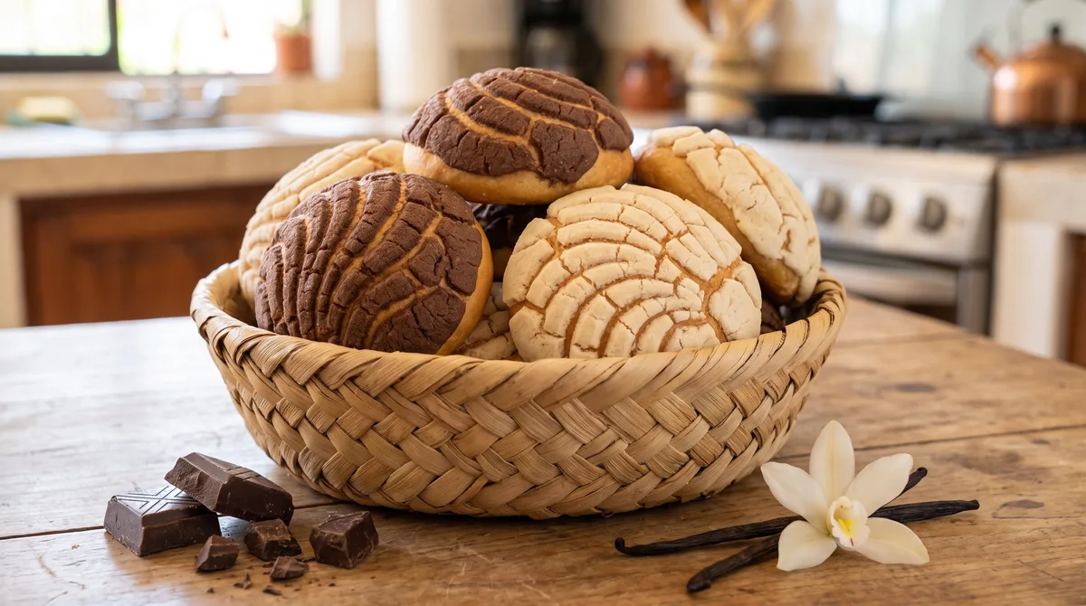 Cómo hacer conchas caseras de chocolate y vainilla: esponjosas y tradicionales