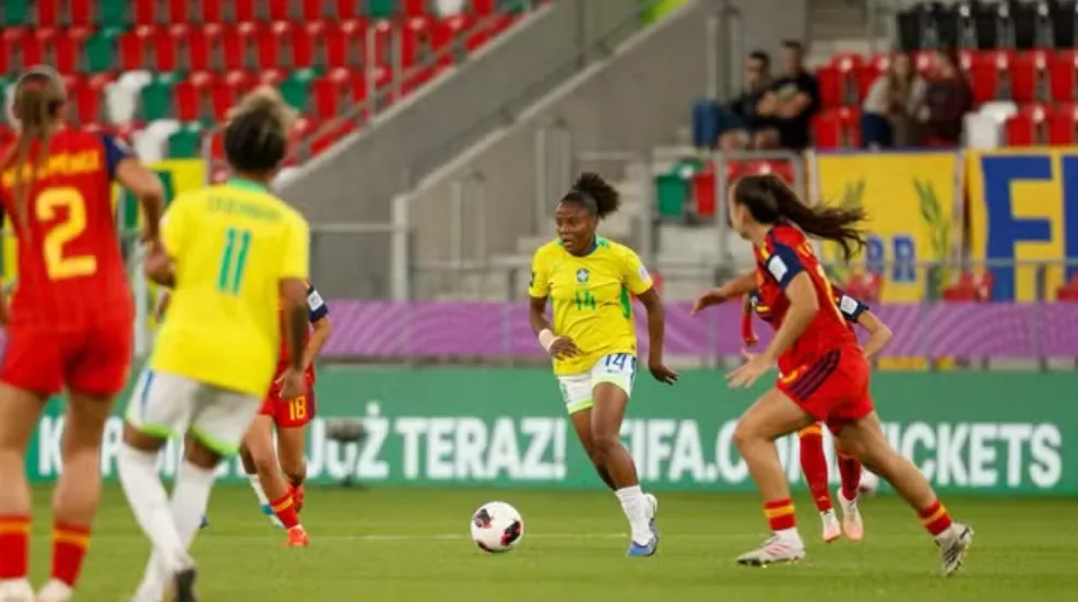 Brasil cai para Espanha nas quartas e dá adeus ao Mundial Sub-20