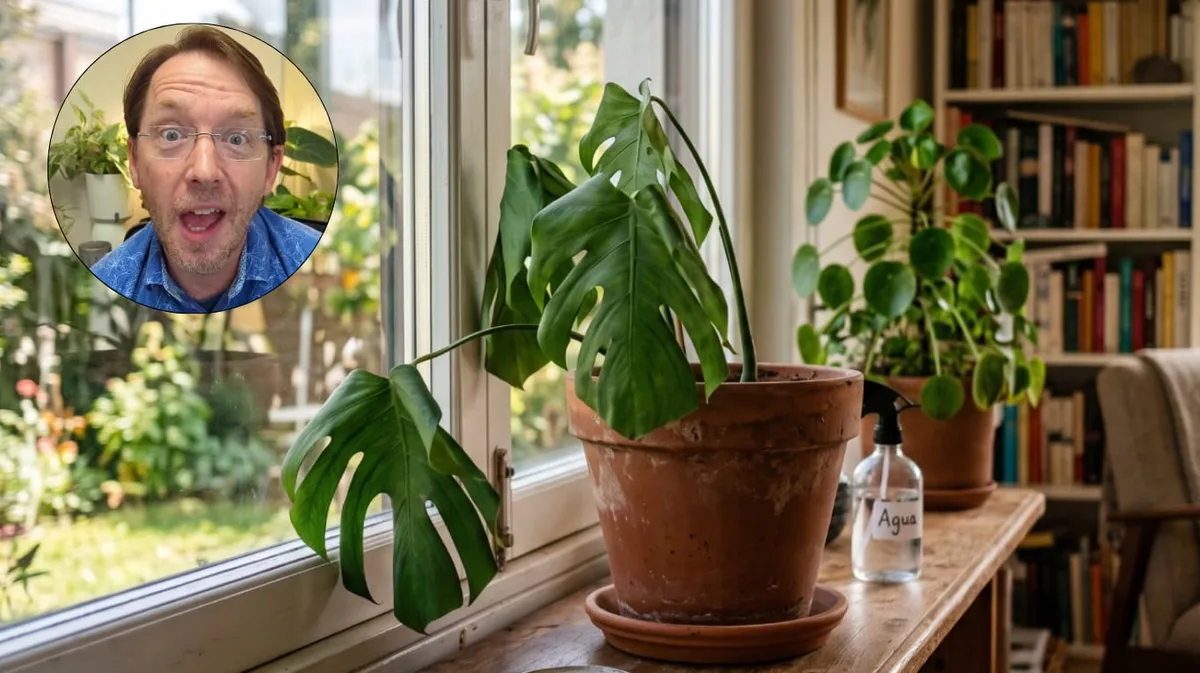 Justin Hancock, jardinero experto: “Si tu planta deja de crecer aunque tenga luz, revisá primero el tamaño de la maceta”