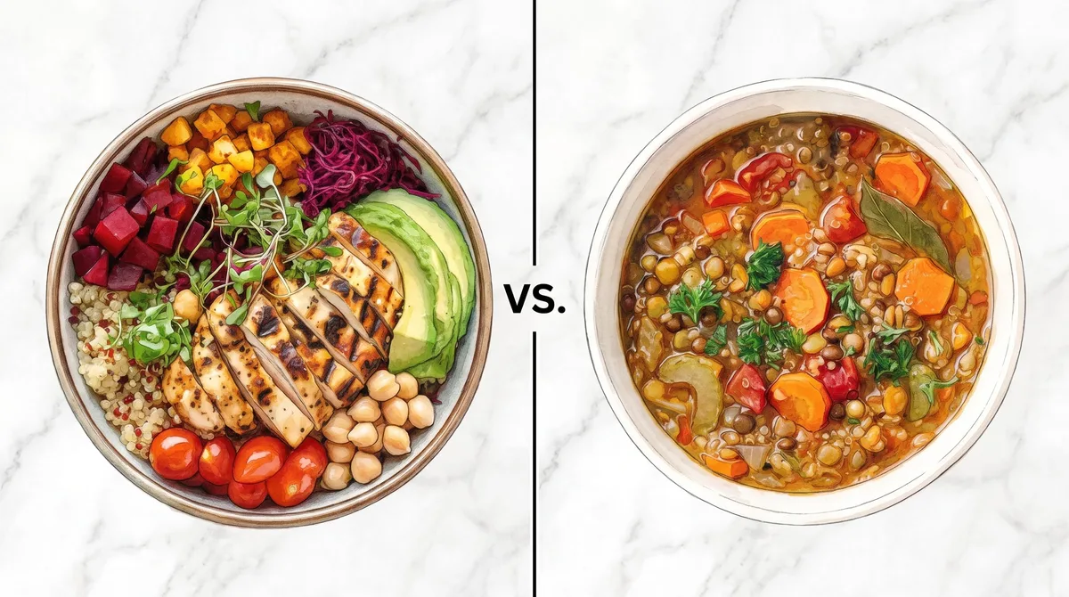 Sopa vs. ensalada: qué plato elegir para cuidar la glucosa, según expertas