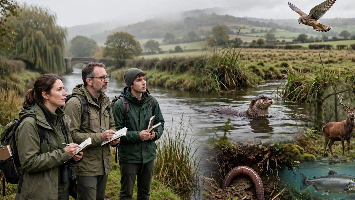 Scientists asked volunteers to live like earthworms and kestrels to rethink human landscapes