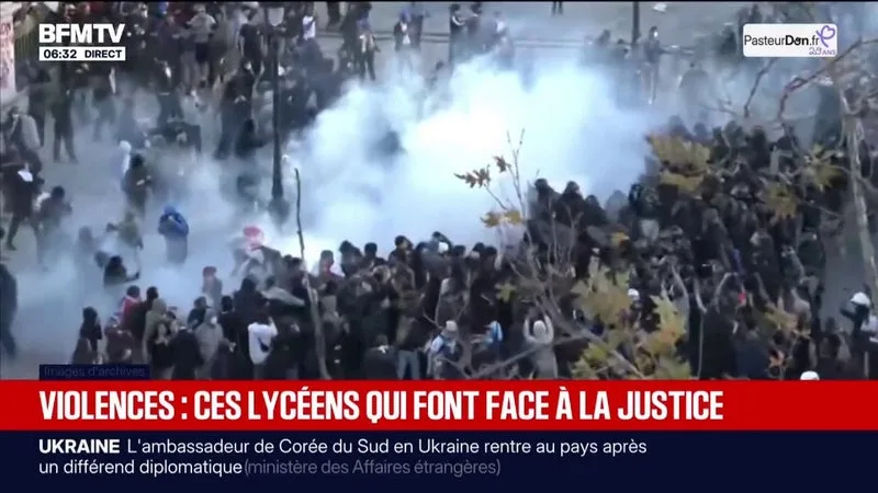 Mobilisation lycéenne: les manifestants face à la justice