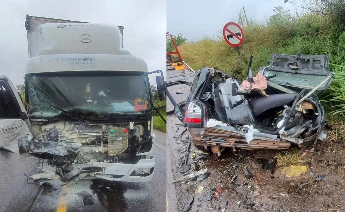 Estudante de engenharia de 21 anos morre após colisão entre carro e carreta na PR-431, em Jacarezinho