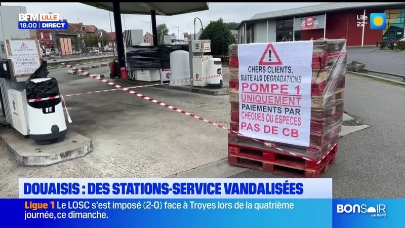 "Voleur": dans le Douaisis, plusieurs stations services ont été vandalisées