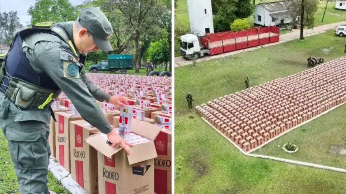 Motorista é parado por agente, diz levar sacos de amido, mas scanner de fiscalização descobre 433 mil maços de cigarro ilegal