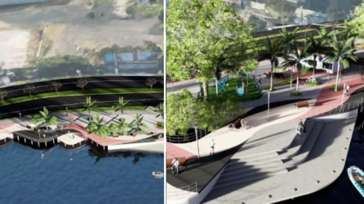 Obras na Avenida Beira-Mar começam nesta segunda (14): veja o que muda no trânsito e como ficará a via após revitalização