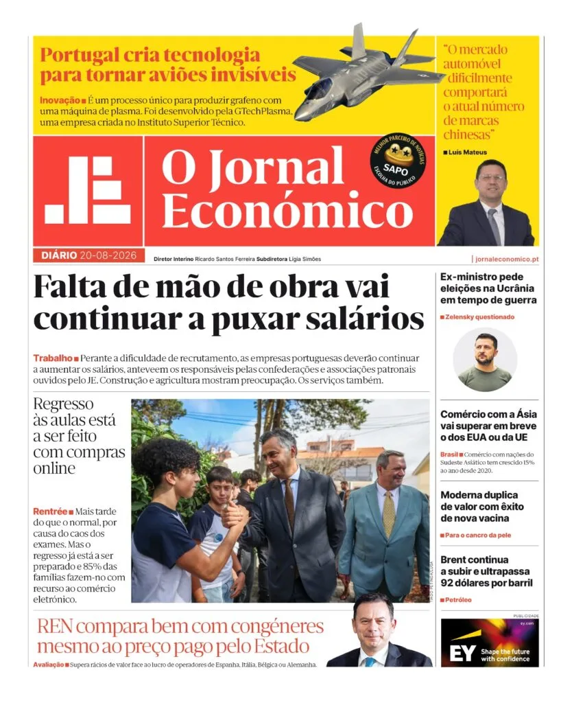 Falta de mão de obra vai continuar a puxar salários. Leia aqui o JE Diário