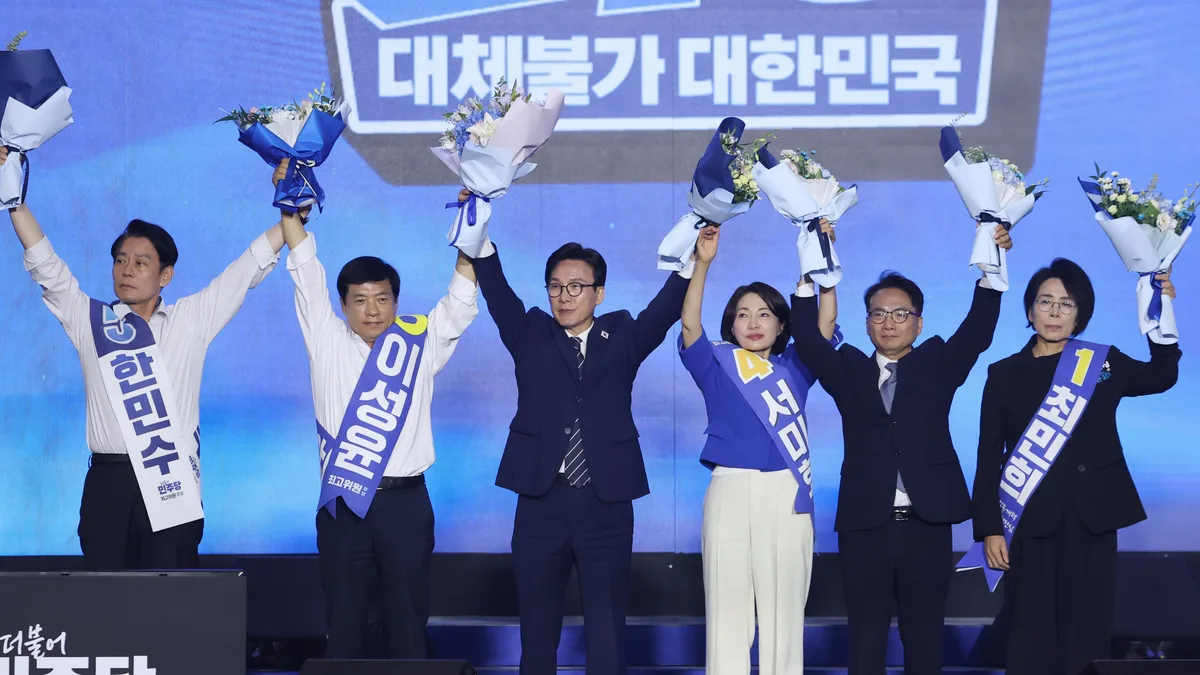 ‘친청’ 최민희·이성윤·한민수, ‘친명’ 박선원·서미화 최고위원 당선