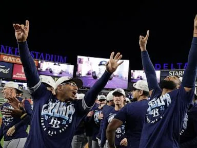 Rays clinch 5th AL East title with 6-1 victory at Yankee Stadium in 2nd game of doubleheader