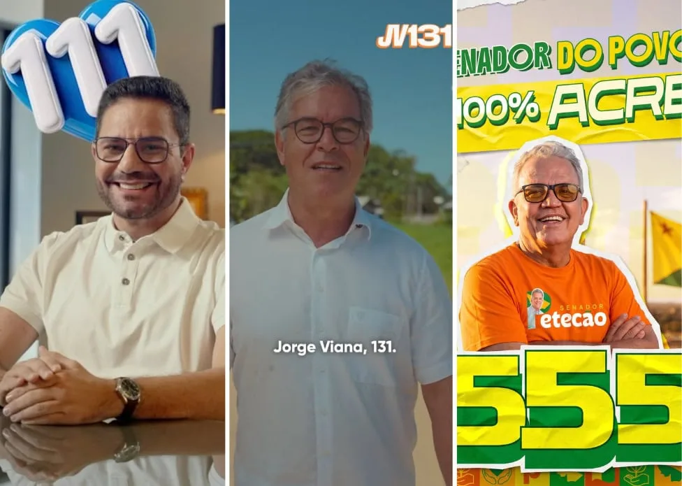 Candidatos ao Senado divulgam números, jingles e mensagens de campanha nas redes sociais