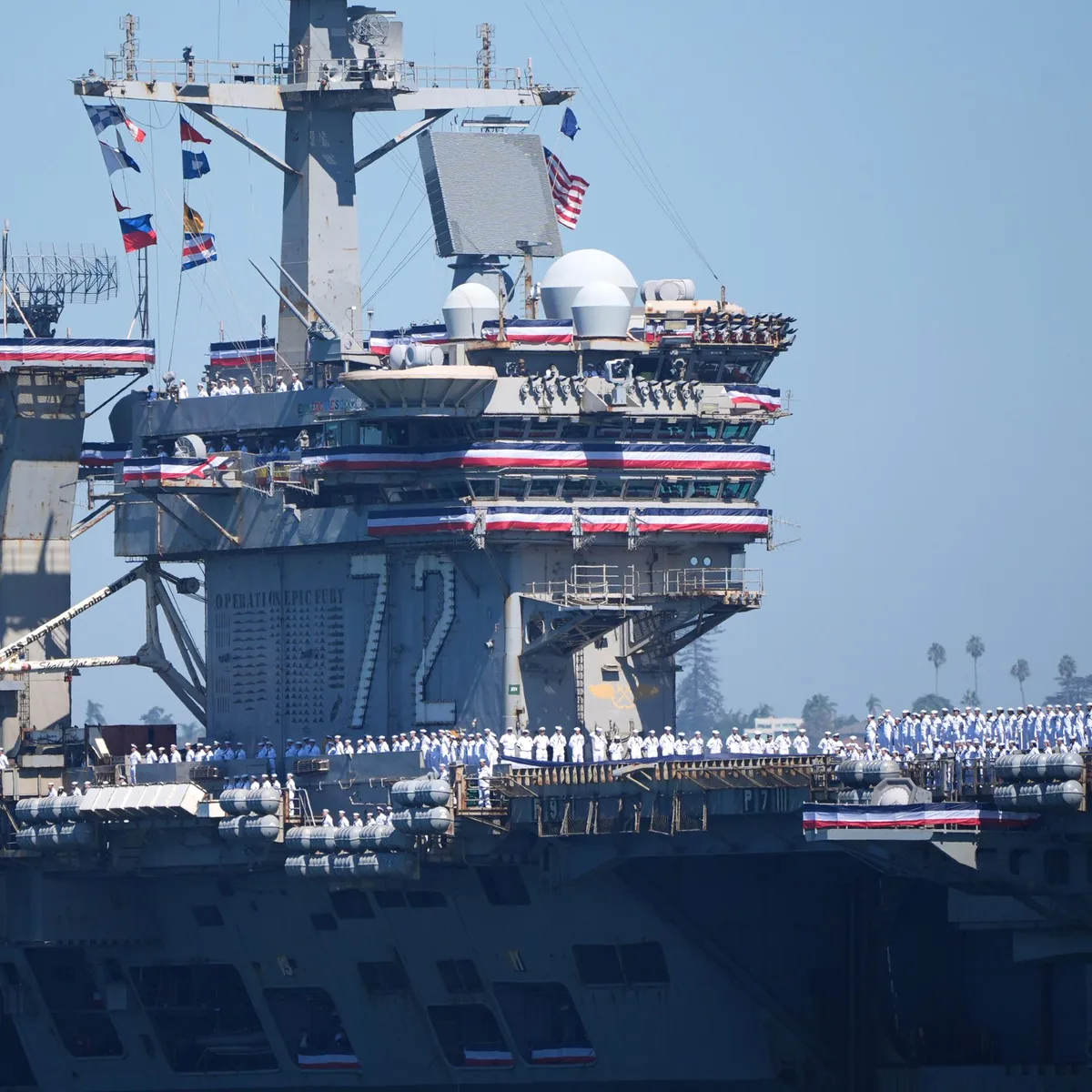 Flugzeugträger - "USS Abraham Lincoln" nach monatelangem Einsatz zurück in den USA
