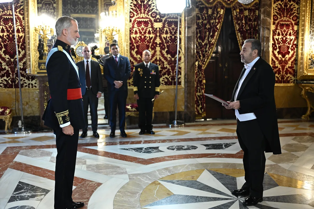 Los embajadores de Venezuela y Chile entregan sus credenciales al rey Felipe VI