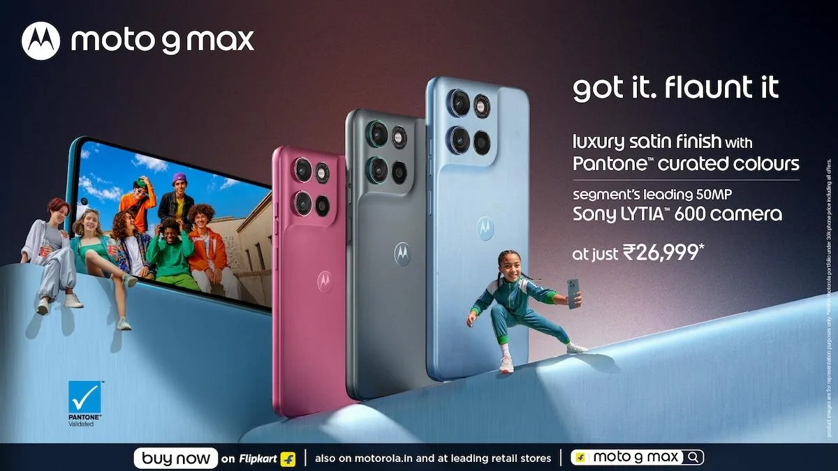 moto g max Goes on Sale as The Most Complete Smartphone Featuring Luxury Satin Finish with Pantone™ Curated Colours, Segment’s Leading 50MP Sony LYTIA™ 600 Camera System, Snapdragon® 6s Gen 4 Performance and Massive 7000mAh Battery, Starting at Just Rs 26,999*