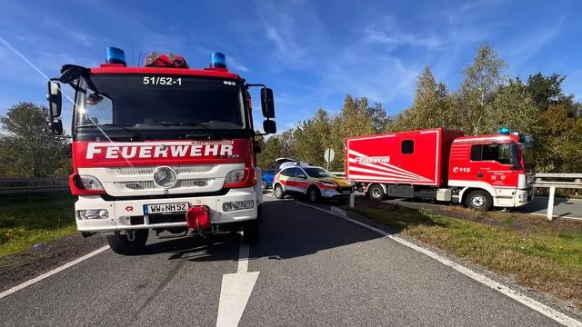 Autobahn 3: Schwerer Unfall auf A3 – Anschlussstelle Diez gesperrt