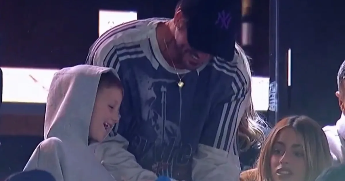Video: De Paul con Tini en el Cilindro para ver a Racing vs. Boca