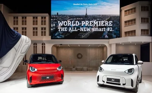 Smart #2; así es el nuevo auto eléctrico que debutó en el Salón del Automóvil de París