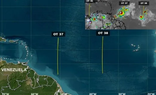 Onda Tropical 37 impactará a varias regiones de Venezuela desde este #14Ago
