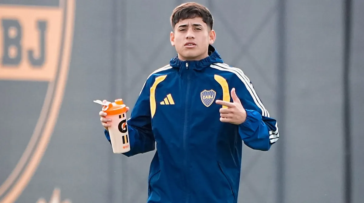 Preocupación en Boca: Tomás Aranda se lesionó en la práctica y le realizan estudios por una posible fractura