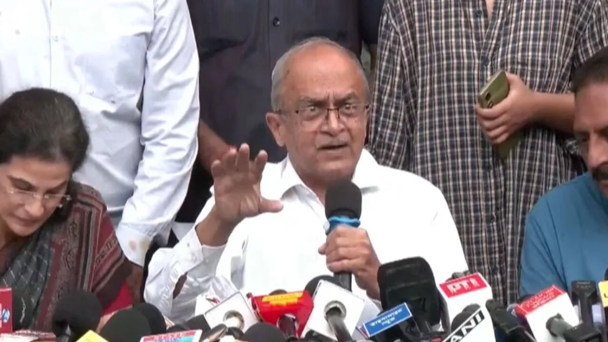 'We all want regime change, anything wrong?' Bhushan attacks govt; BJP hits back