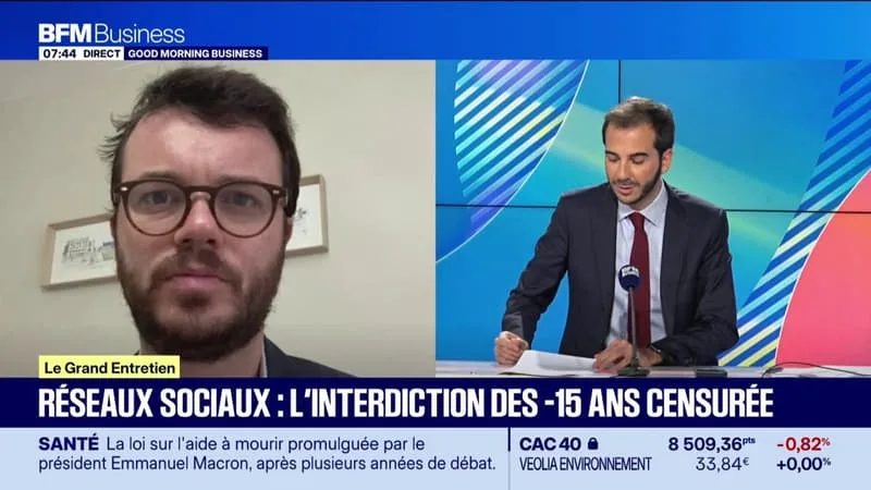 Réseaux sociaux : l'interdiction des -15 ans censurée
