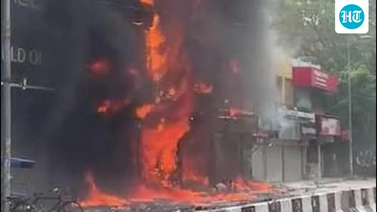 Blaze engulfs over 20 shops at Sethi Complex in Jaipur’s Tripolia Bazaar
