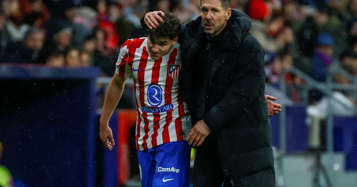 Simeone da por cerrado el tema Julián Álvarez: "El dueño del club fue tajante, no hay más que hablar"