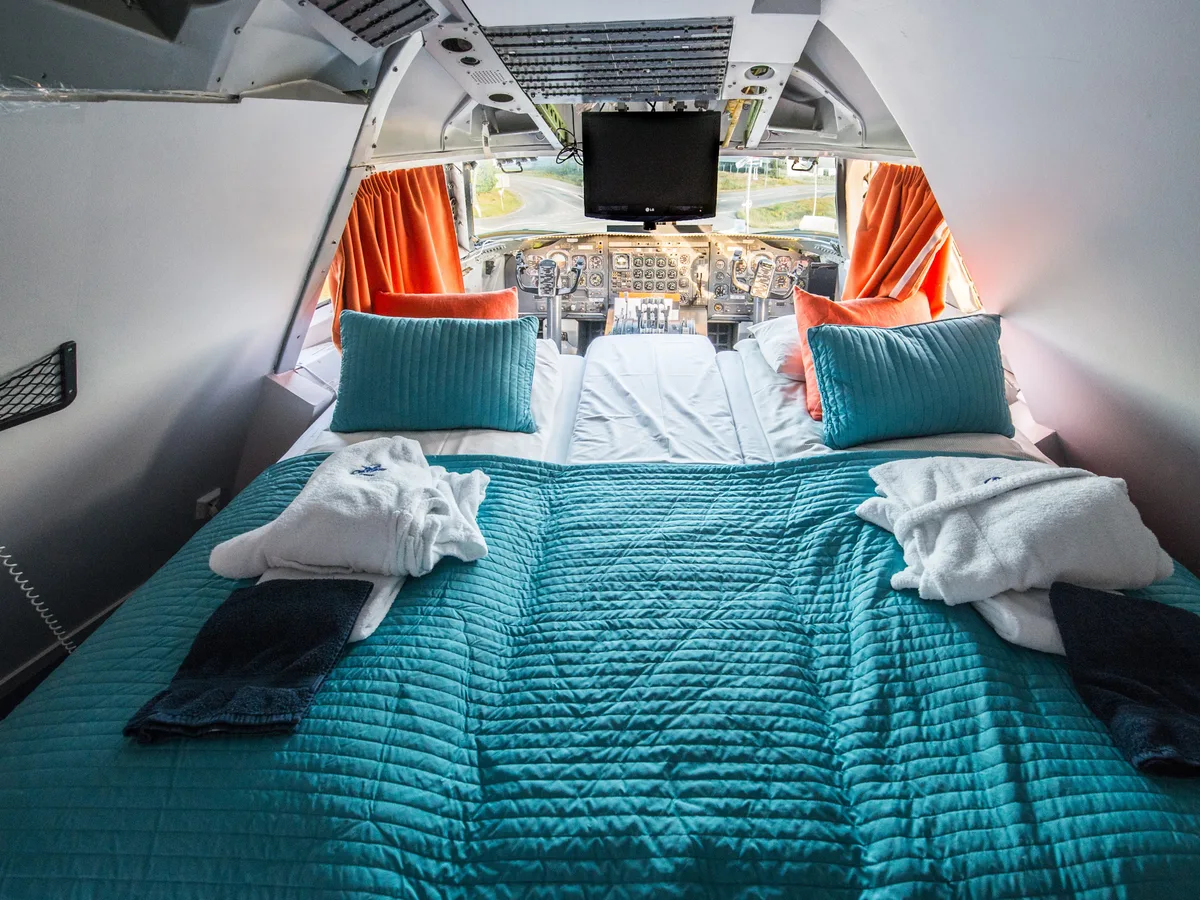 See 6 repurposed Boeing 747s with unusual second lives, from a Swedish hotel to a scuba site in Bahrain