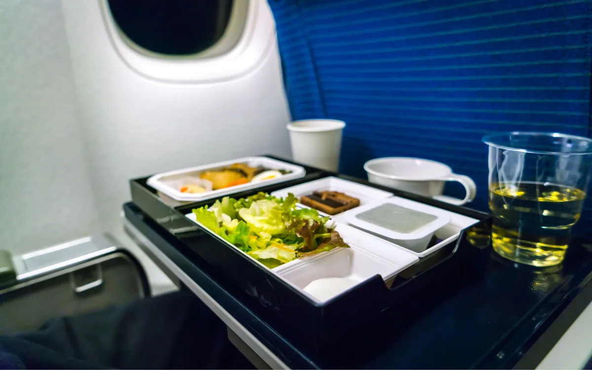 Comissária choca ao fazer alerta nojento sobre comer em mesas do avião