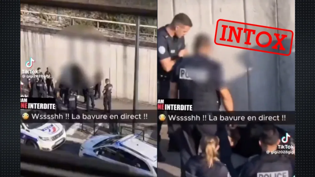 Blocus lycéens : en marge des images de violence policière, des contenus trompeurs générés par IA