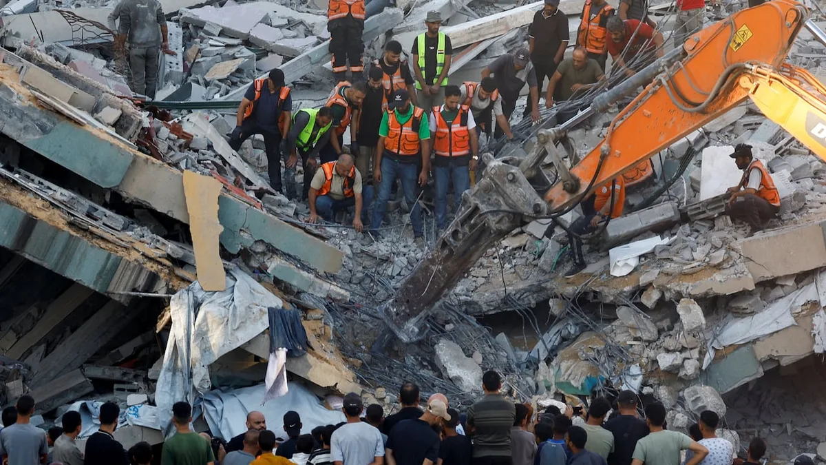 At least 19 killed, including children, as unstable Gaza building collapses