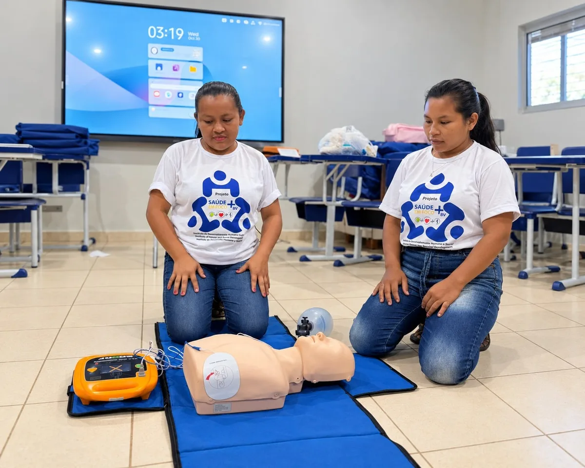 Cursos gratuitos de saúde são oferecidos nos municípios Caroebe e São João da Baliza