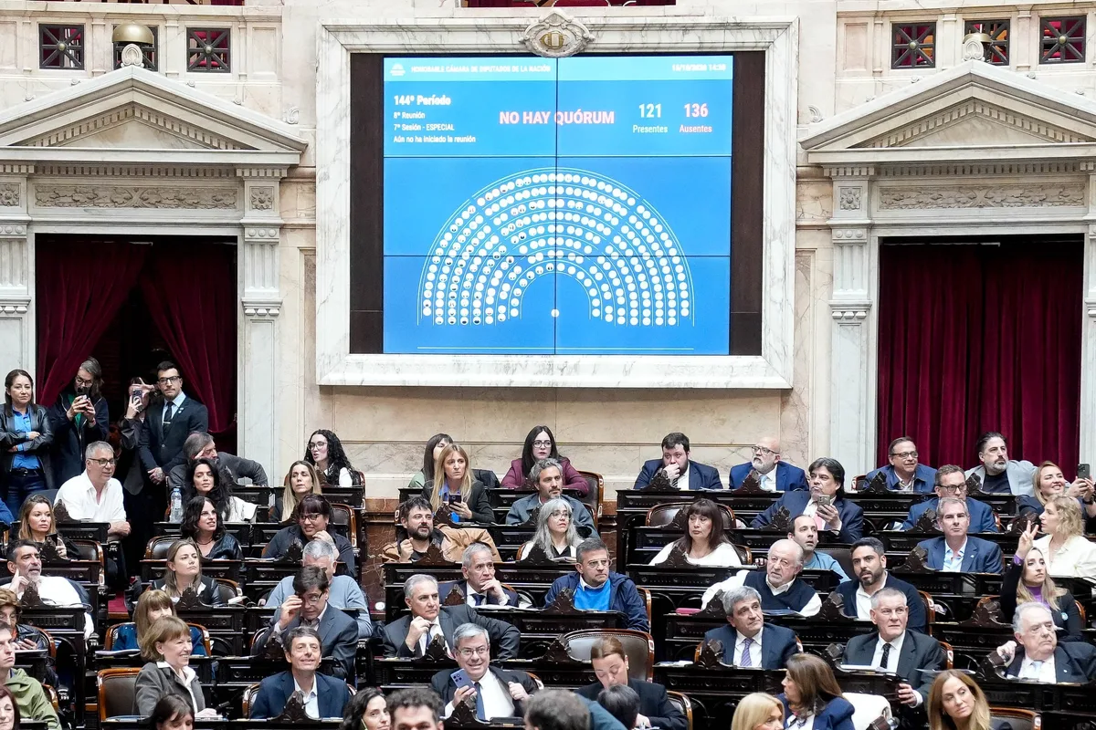 Tras la sesión fallida, la oposición reordena su agenda en Diputados y priorizará discapacidad y endeudamiento familiar