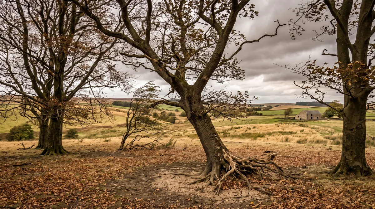 El otoño preocupa al Reino Unido: la sequía y El Niño podrían borrar al roble, la haya y el abedul plateado del paisaje
