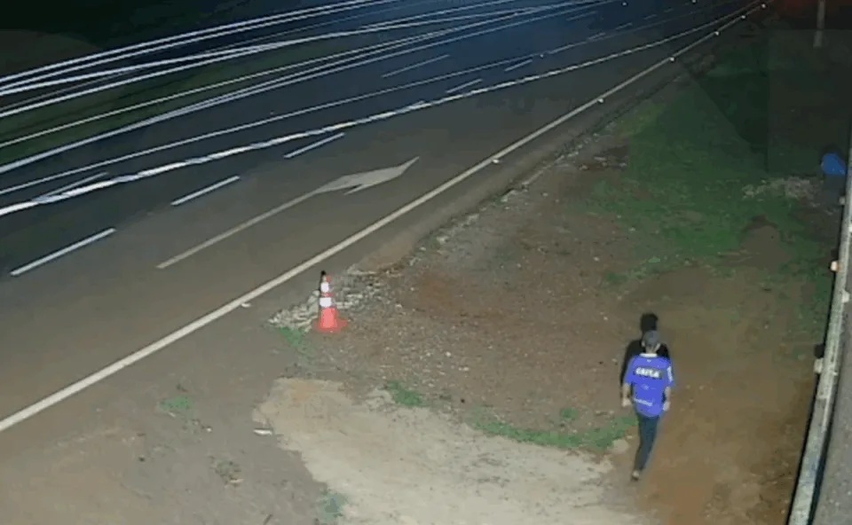 Últimos passos! Vídeo mostra trajeto de homem encontrado morto na BR-163 após desaparecer em Cascavel; polícia investiga