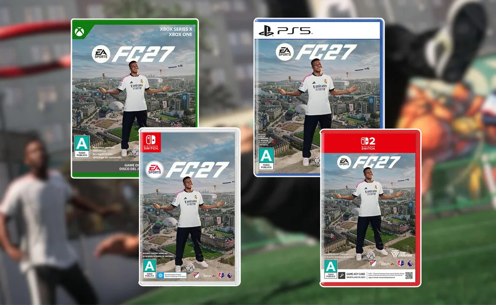 EA SPORTS FC 27 para PS5, Xbox y Nintendo Switch, ya disponible en preventa en Amazon. Llega el mundo abierto y vuelve la Liga MX