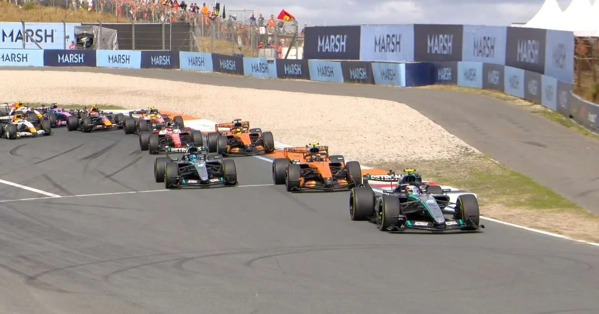F1: Antonelli ultrapassa Norris e assume liderança após relargada do GP da Holanda