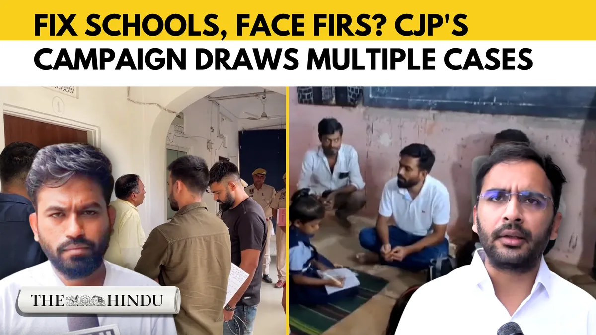 CJP’s government school campaign triggers FIRs in Maharashtra, Rajasthan