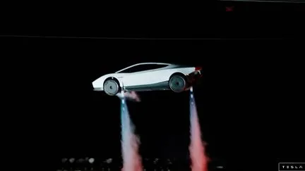 Elon Musk dévoile une voiture volante, la Tesla Roadster, "non-homologuée pour une utilisation sur la voie publique"