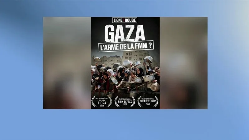 Le documentaire Ligne Rouge "Gaza : l'arme de la faim ?" a reçu le Prix Bayeux des correspondants de guerre dans la catégorie audiovisuel