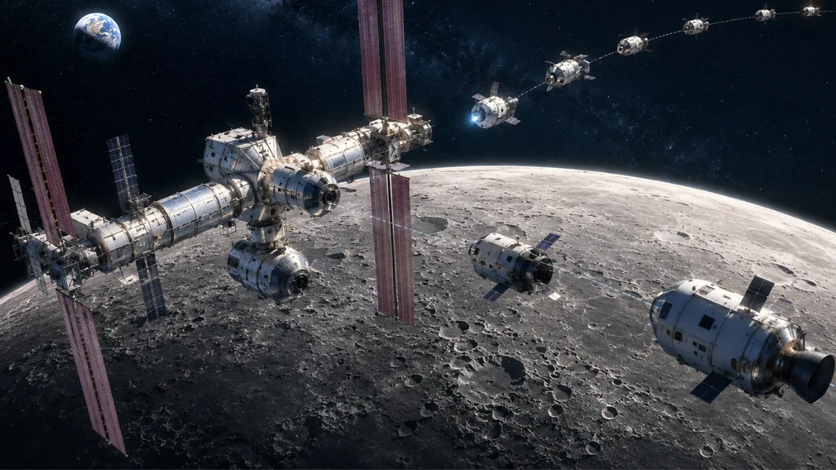 Nasa’s lunar ‘space airport’ 240,000 miles away will see spacecraft queue for weeks