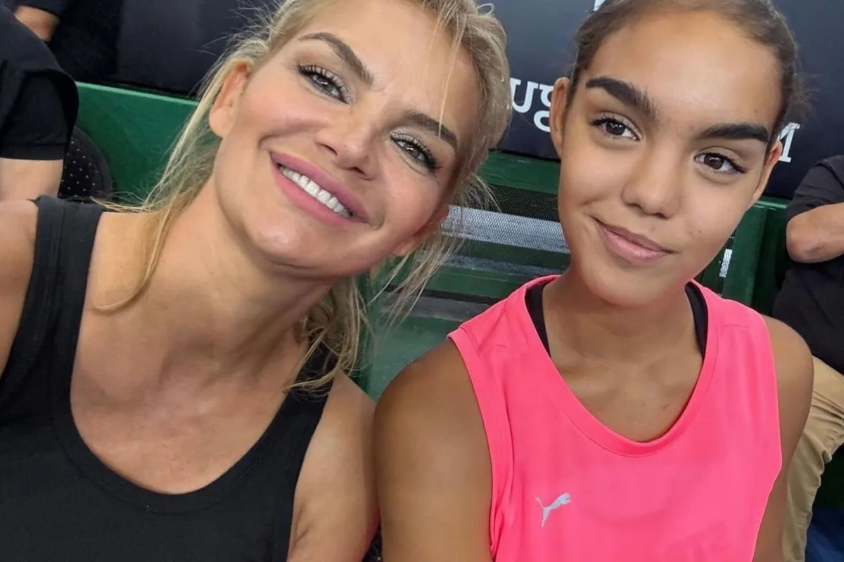 Así está hoy, a los 16 años, Jazmín, la hija de Eliana Guercio y Chiquito Romero que nació en Países Bajos y brilla en el tenis