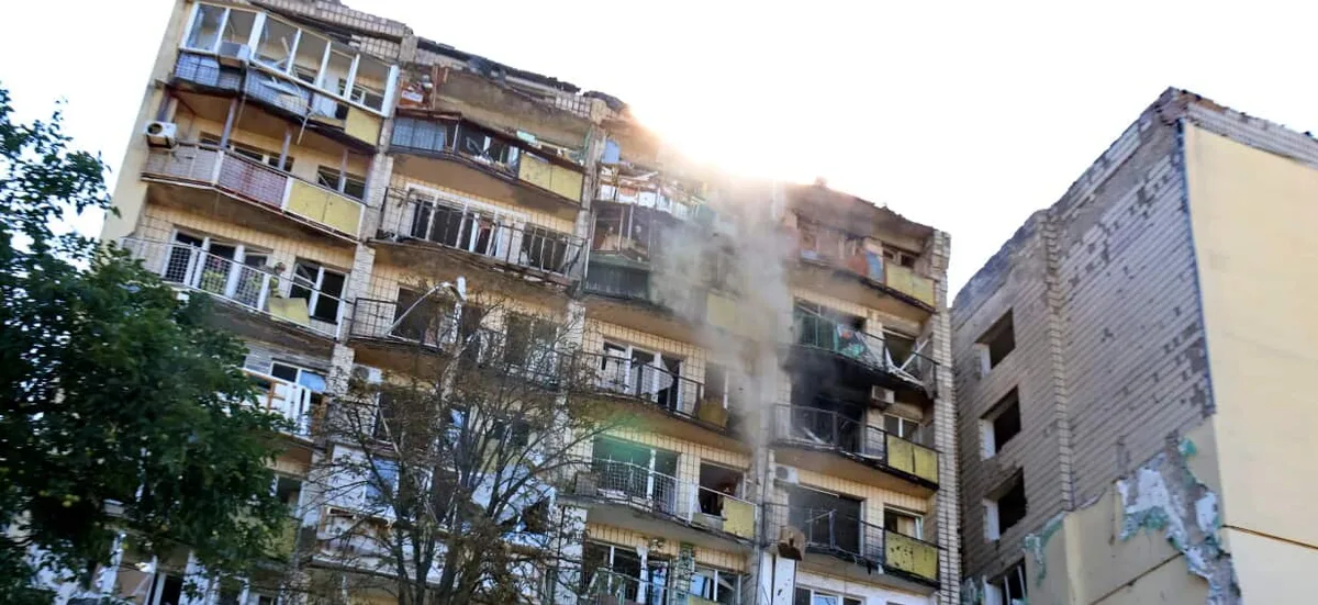 Russian drones hit Ukraine mall, killing 16 and wounding 13 including children