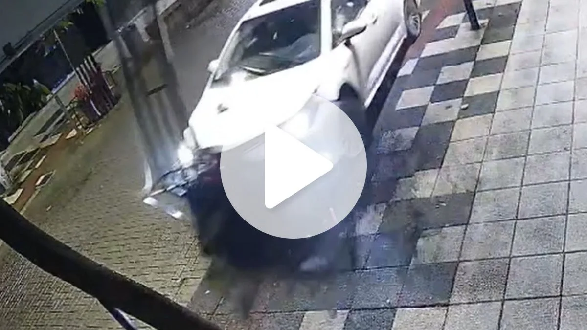 ‘Eu tô ótima’: médica invade rua estratégica na contramão, derruba estruturas e causa interdição em cidade de SC